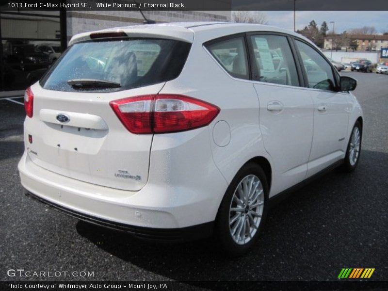 White Platinum / Charcoal Black 2013 Ford C-Max Hybrid SEL