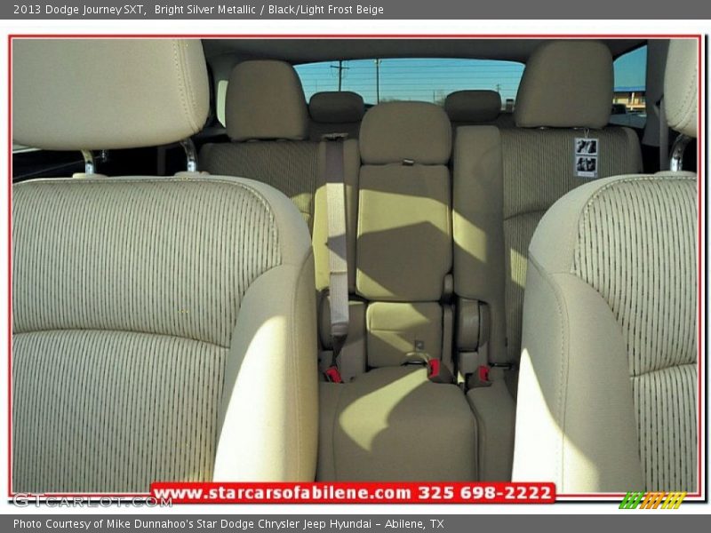 Bright Silver Metallic / Black/Light Frost Beige 2013 Dodge Journey SXT