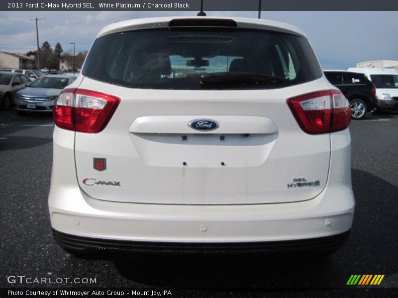 White Platinum / Charcoal Black 2013 Ford C-Max Hybrid SEL