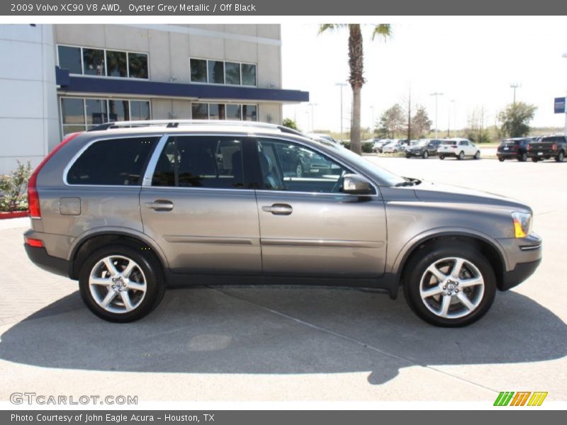 Oyster Grey Metallic / Off Black 2009 Volvo XC90 V8 AWD