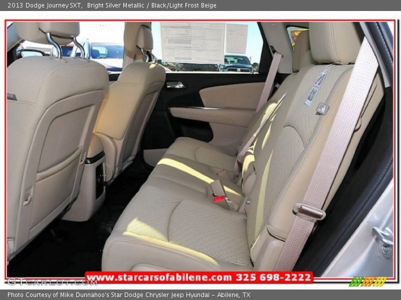 Bright Silver Metallic / Black/Light Frost Beige 2013 Dodge Journey SXT
