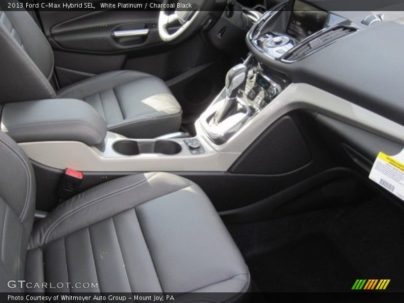 White Platinum / Charcoal Black 2013 Ford C-Max Hybrid SEL