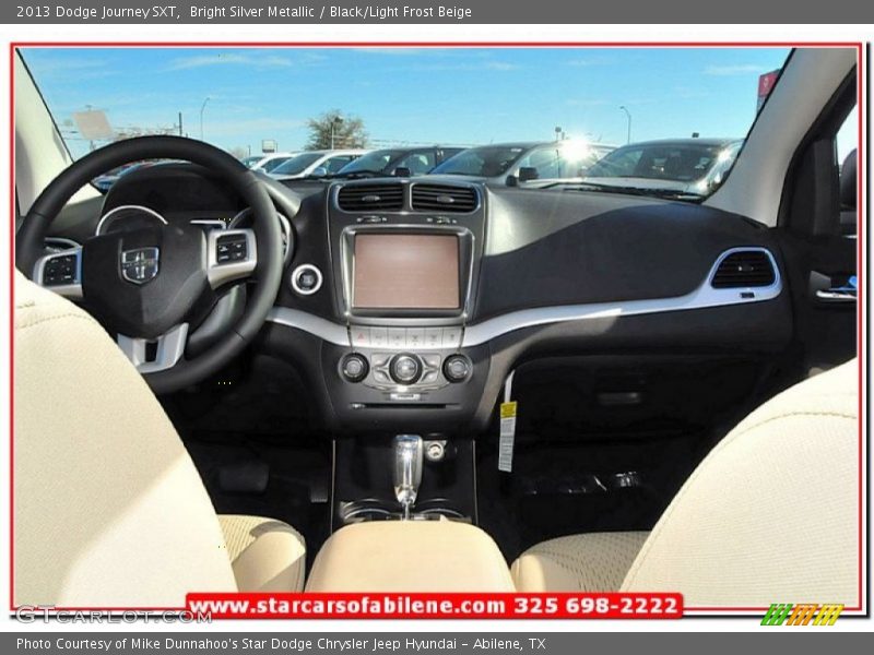 Bright Silver Metallic / Black/Light Frost Beige 2013 Dodge Journey SXT