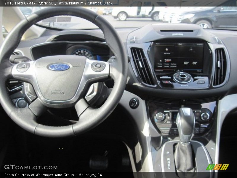 White Platinum / Charcoal Black 2013 Ford C-Max Hybrid SEL