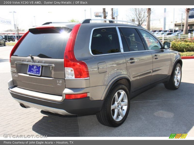 Oyster Grey Metallic / Off Black 2009 Volvo XC90 V8 AWD