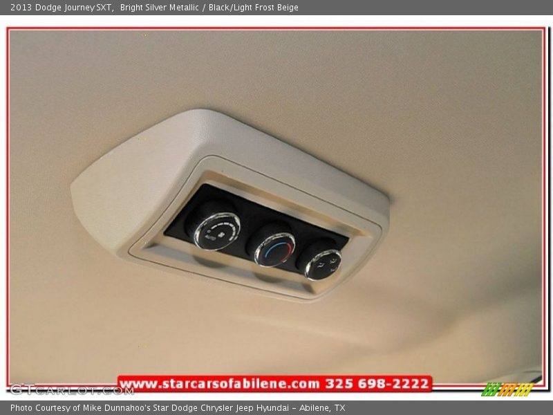 Bright Silver Metallic / Black/Light Frost Beige 2013 Dodge Journey SXT
