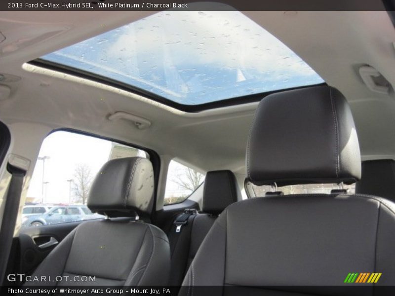 White Platinum / Charcoal Black 2013 Ford C-Max Hybrid SEL