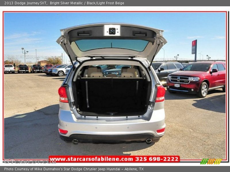 Bright Silver Metallic / Black/Light Frost Beige 2013 Dodge Journey SXT