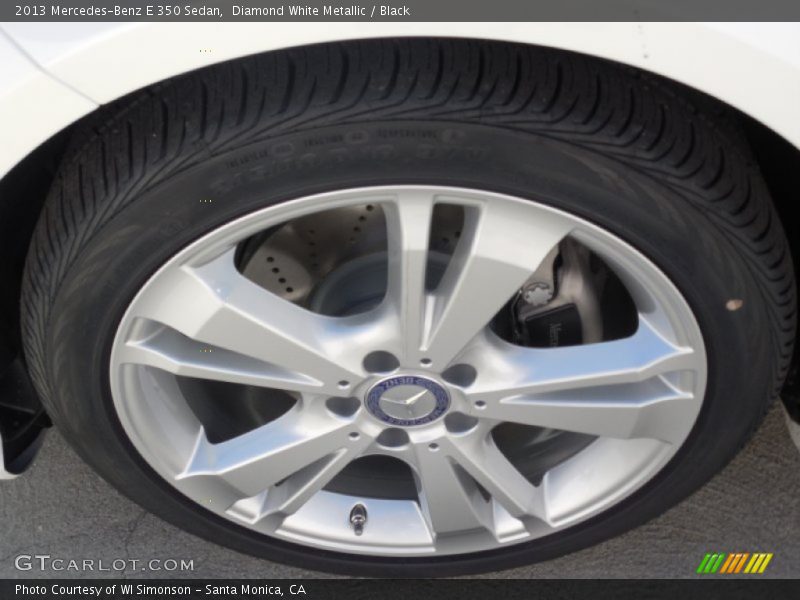 Diamond White Metallic / Black 2013 Mercedes-Benz E 350 Sedan