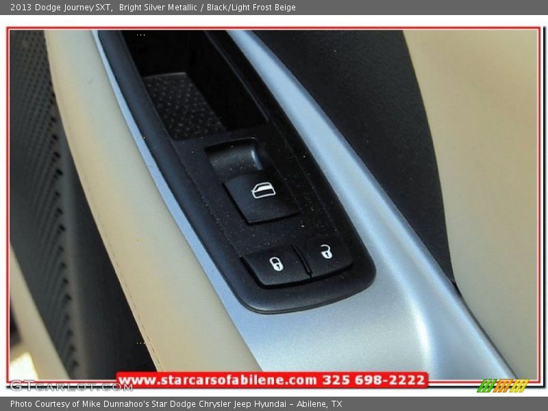Bright Silver Metallic / Black/Light Frost Beige 2013 Dodge Journey SXT