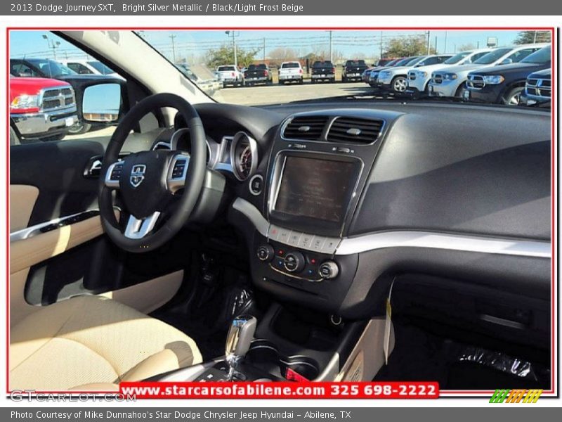 Bright Silver Metallic / Black/Light Frost Beige 2013 Dodge Journey SXT