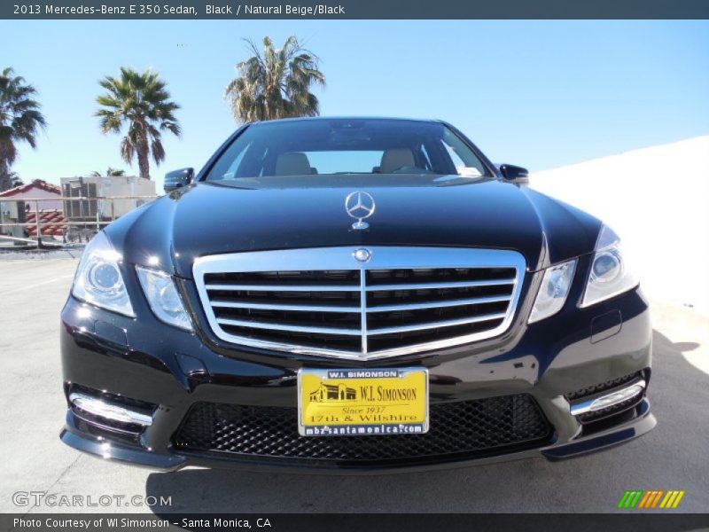 Black / Natural Beige/Black 2013 Mercedes-Benz E 350 Sedan