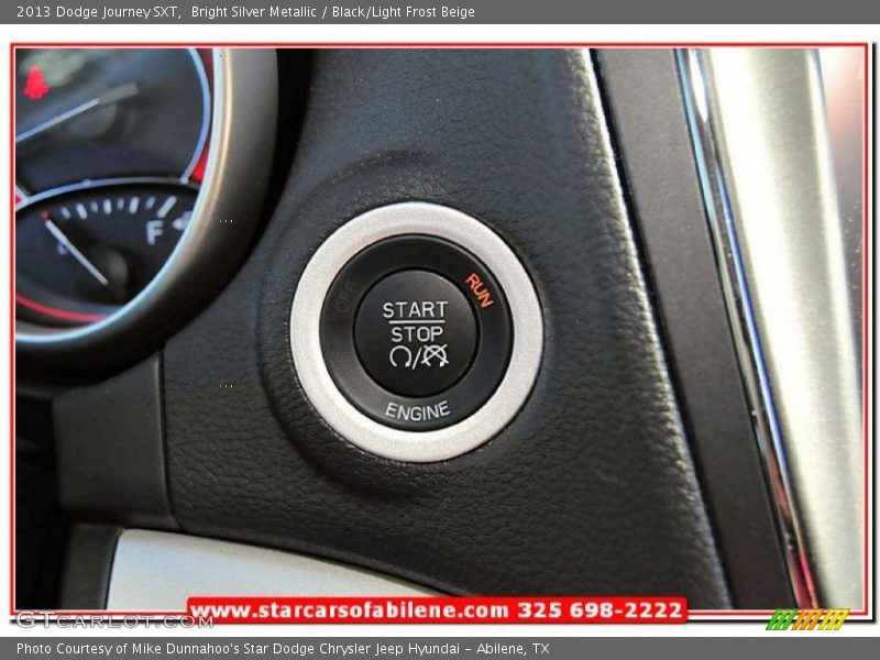 Bright Silver Metallic / Black/Light Frost Beige 2013 Dodge Journey SXT