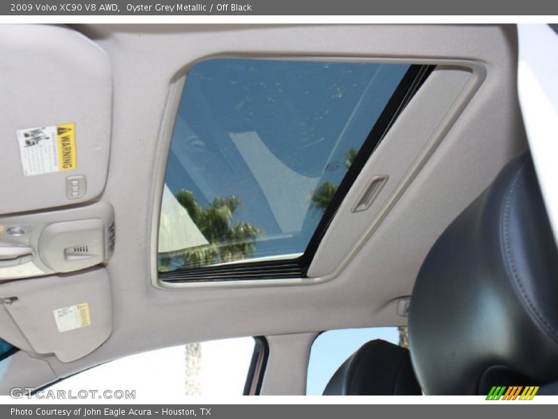 Oyster Grey Metallic / Off Black 2009 Volvo XC90 V8 AWD