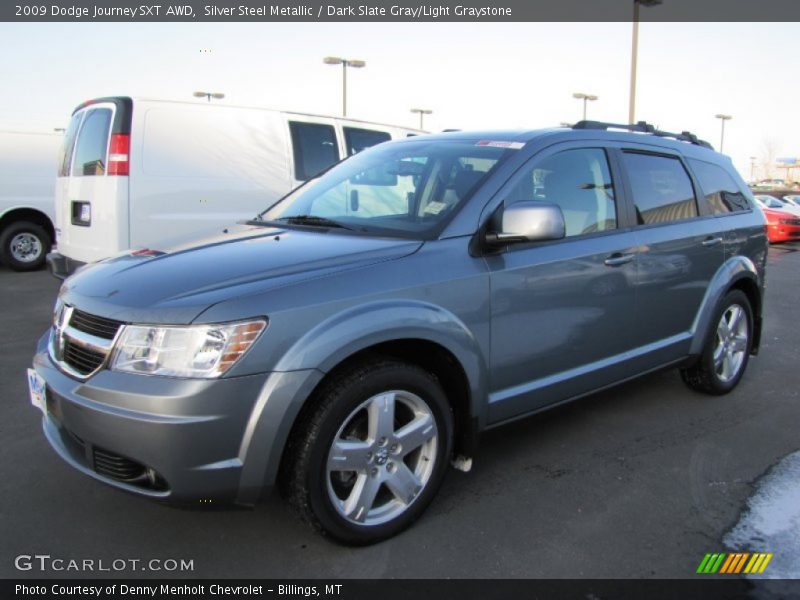 Silver Steel Metallic / Dark Slate Gray/Light Graystone 2009 Dodge Journey SXT AWD