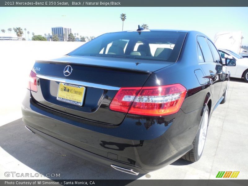 Black / Natural Beige/Black 2013 Mercedes-Benz E 350 Sedan