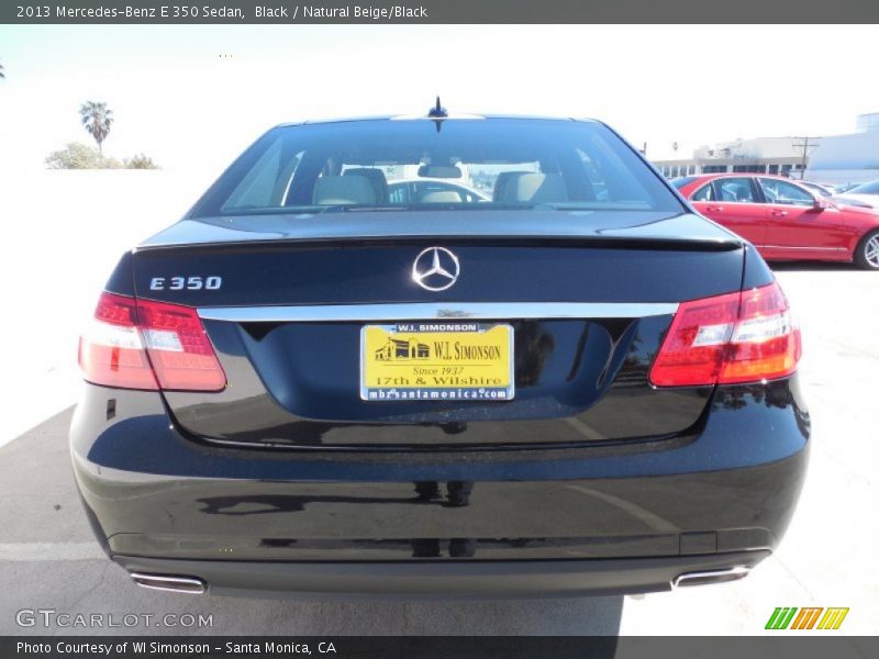 Black / Natural Beige/Black 2013 Mercedes-Benz E 350 Sedan
