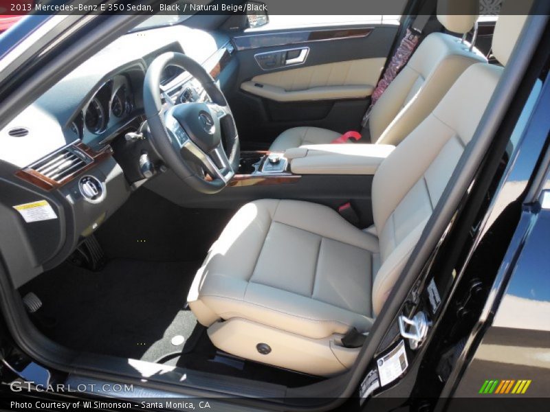 Black / Natural Beige/Black 2013 Mercedes-Benz E 350 Sedan