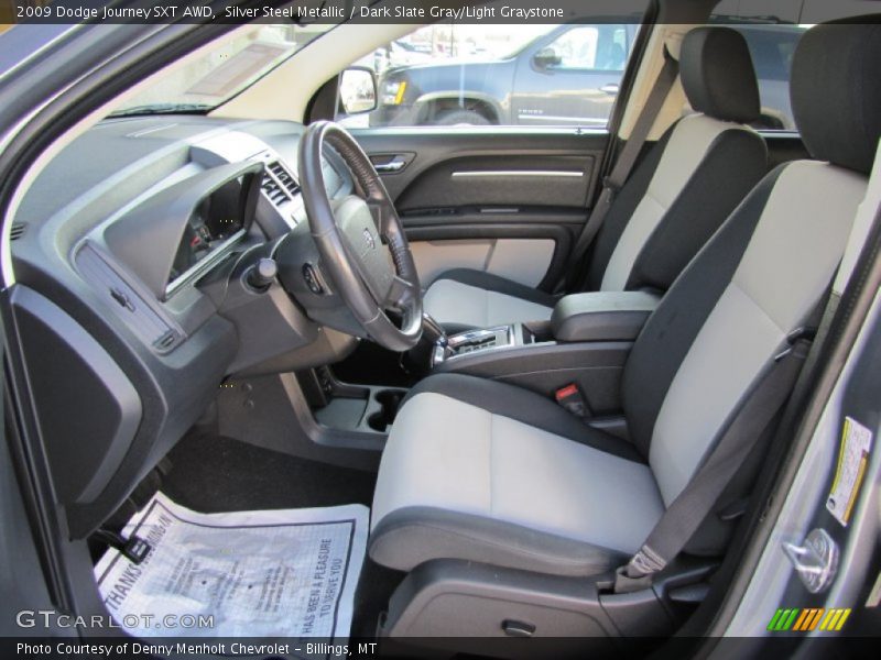 Silver Steel Metallic / Dark Slate Gray/Light Graystone 2009 Dodge Journey SXT AWD