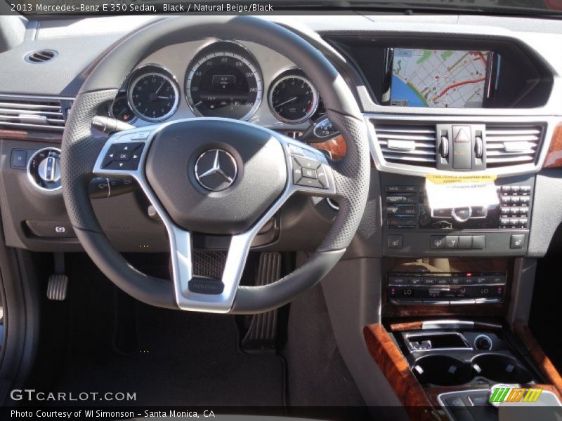 Black / Natural Beige/Black 2013 Mercedes-Benz E 350 Sedan