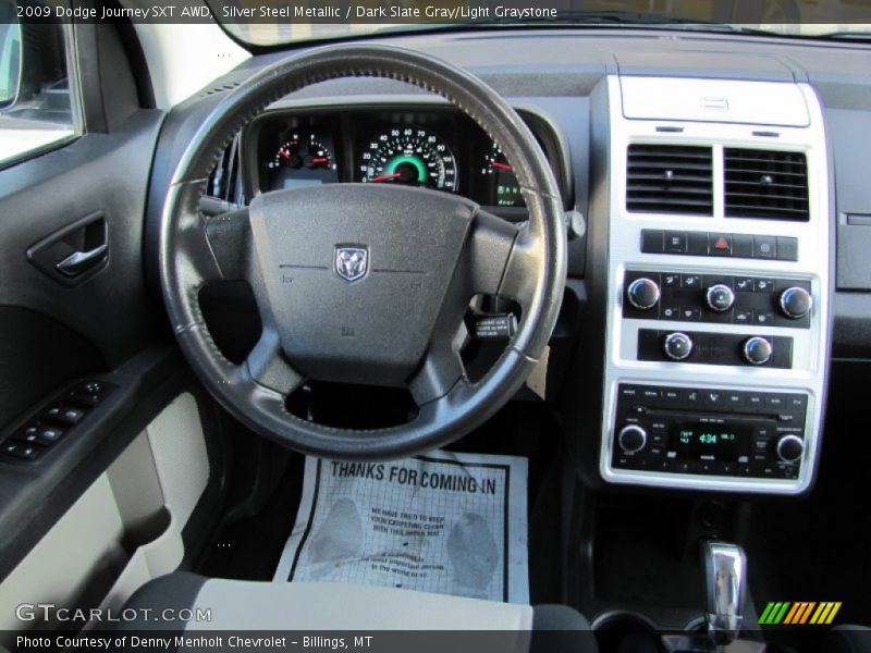 Silver Steel Metallic / Dark Slate Gray/Light Graystone 2009 Dodge Journey SXT AWD
