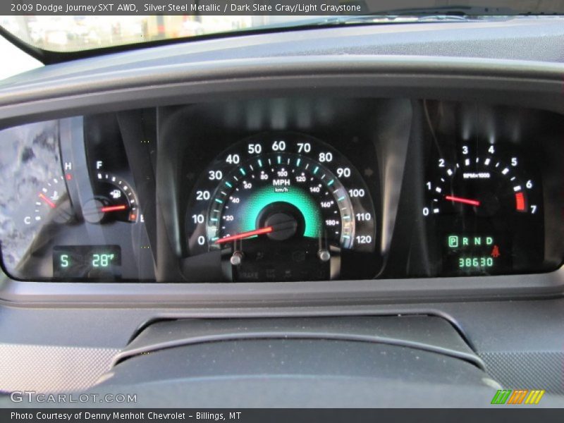 Silver Steel Metallic / Dark Slate Gray/Light Graystone 2009 Dodge Journey SXT AWD