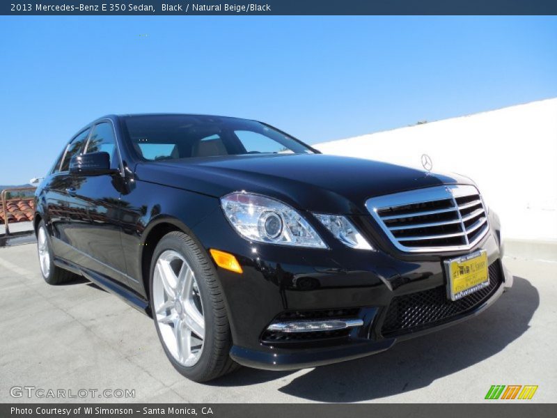 Black / Natural Beige/Black 2013 Mercedes-Benz E 350 Sedan