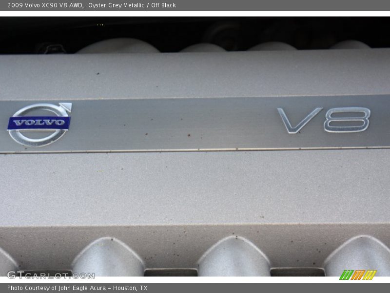 Oyster Grey Metallic / Off Black 2009 Volvo XC90 V8 AWD