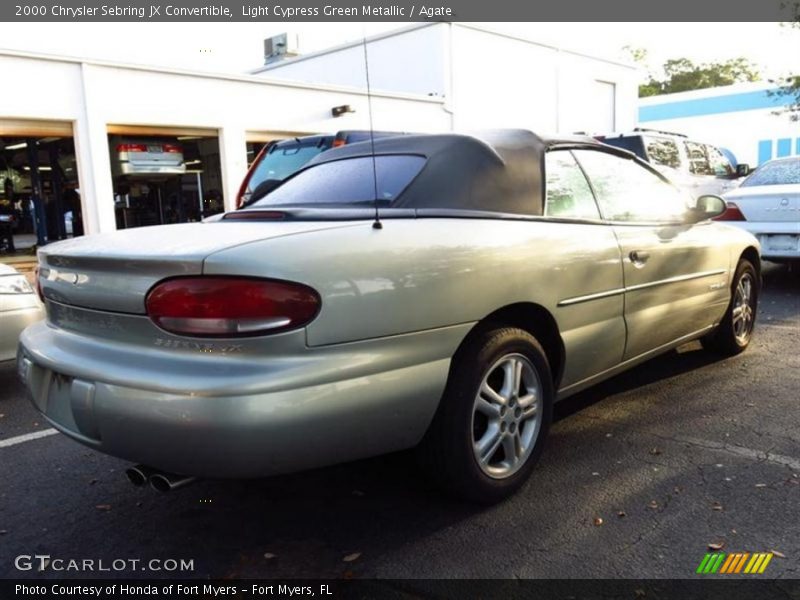 Light Cypress Green Metallic / Agate 2000 Chrysler Sebring JX Convertible