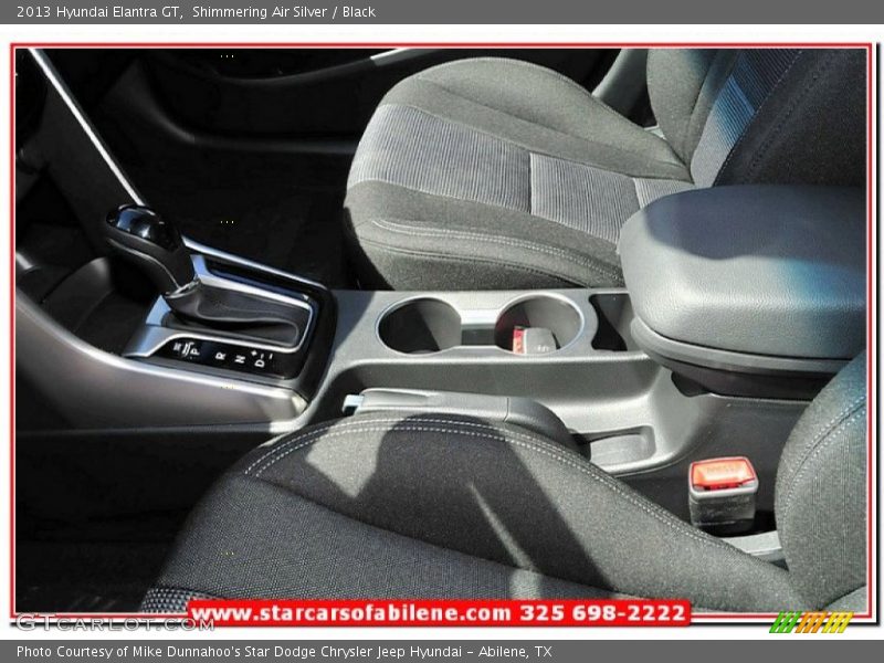 Shimmering Air Silver / Black 2013 Hyundai Elantra GT