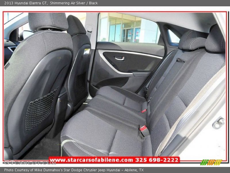 Shimmering Air Silver / Black 2013 Hyundai Elantra GT