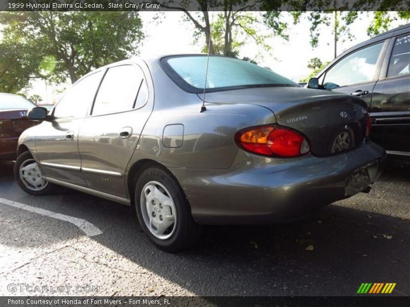 Slate Gray / Gray 1999 Hyundai Elantra GL Sedan