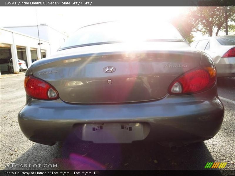Slate Gray / Gray 1999 Hyundai Elantra GL Sedan