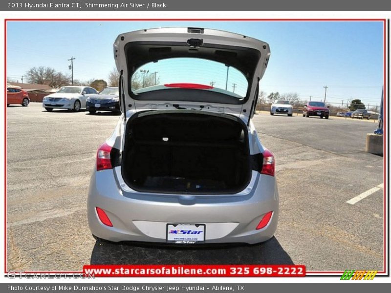 Shimmering Air Silver / Black 2013 Hyundai Elantra GT