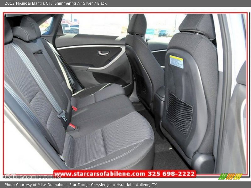 Shimmering Air Silver / Black 2013 Hyundai Elantra GT