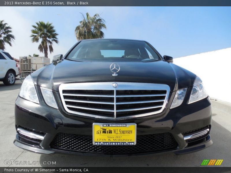 Black / Black 2013 Mercedes-Benz E 350 Sedan