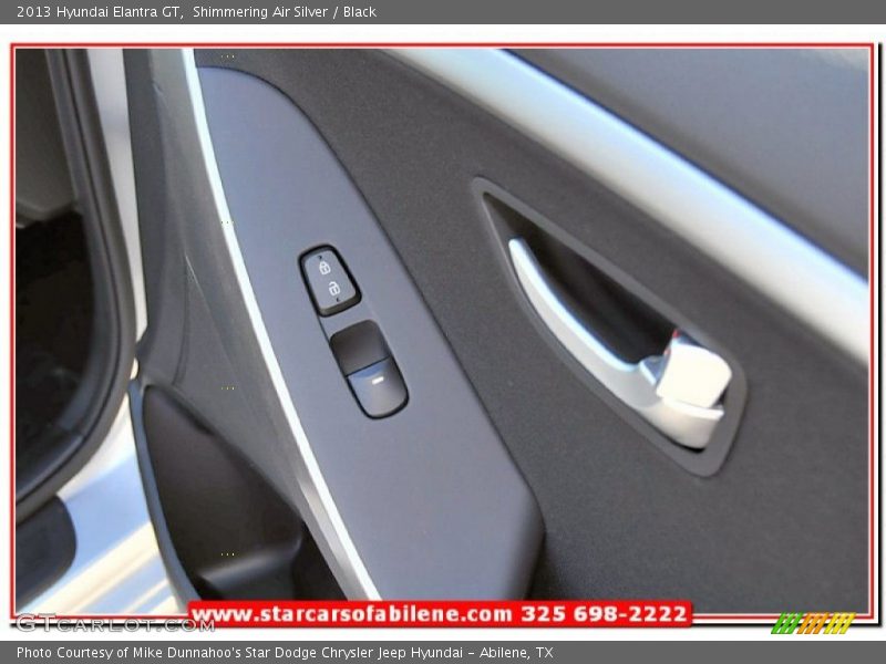 Shimmering Air Silver / Black 2013 Hyundai Elantra GT