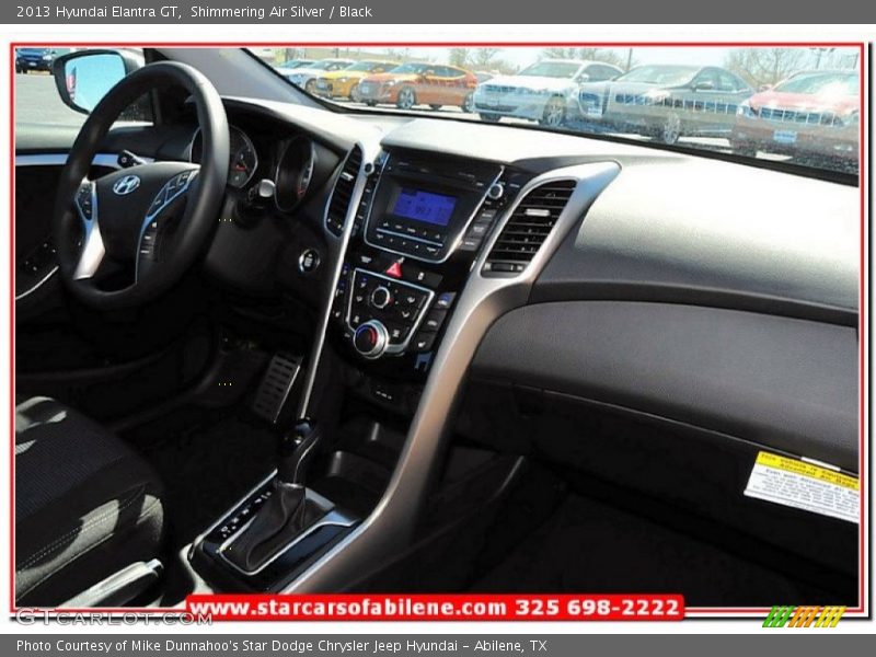 Shimmering Air Silver / Black 2013 Hyundai Elantra GT