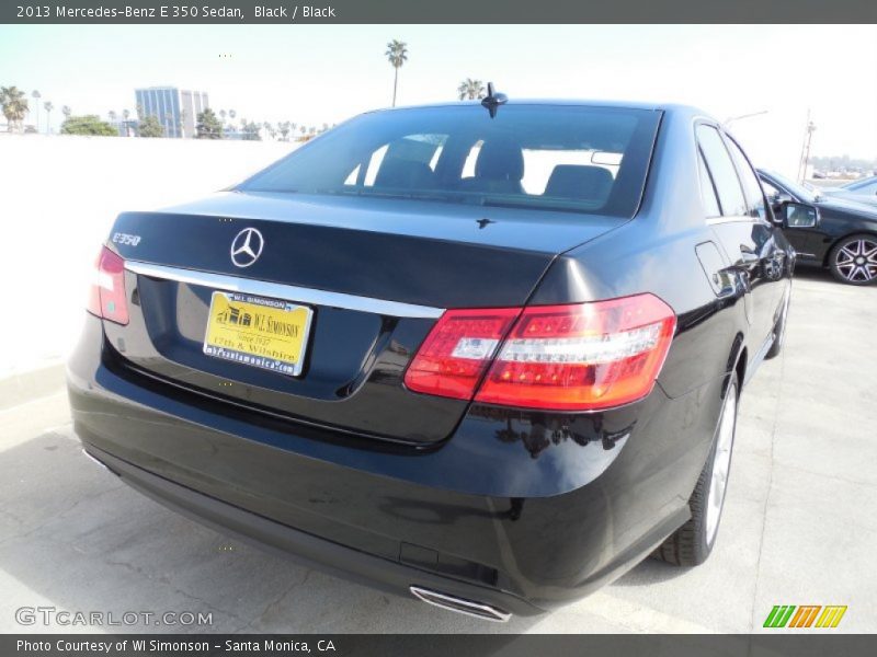Black / Black 2013 Mercedes-Benz E 350 Sedan