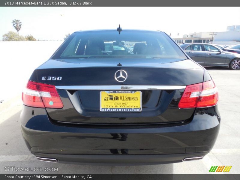 Black / Black 2013 Mercedes-Benz E 350 Sedan