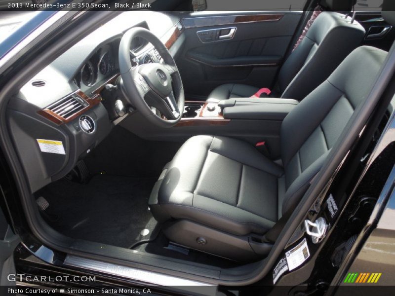 Black / Black 2013 Mercedes-Benz E 350 Sedan