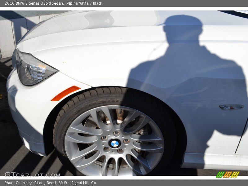 Alpine White / Black 2010 BMW 3 Series 335d Sedan