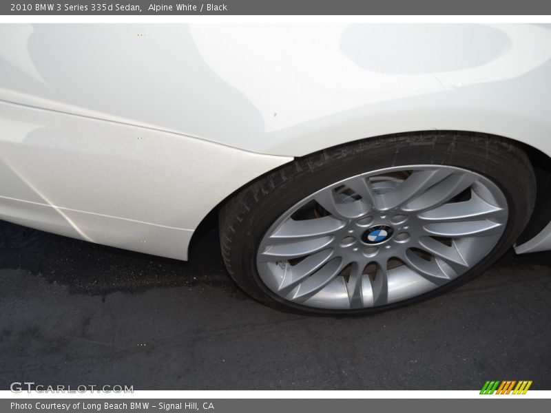 Alpine White / Black 2010 BMW 3 Series 335d Sedan