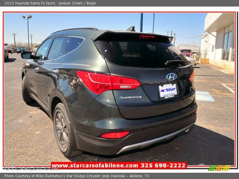 Juniper Green / Beige 2013 Hyundai Santa Fe Sport