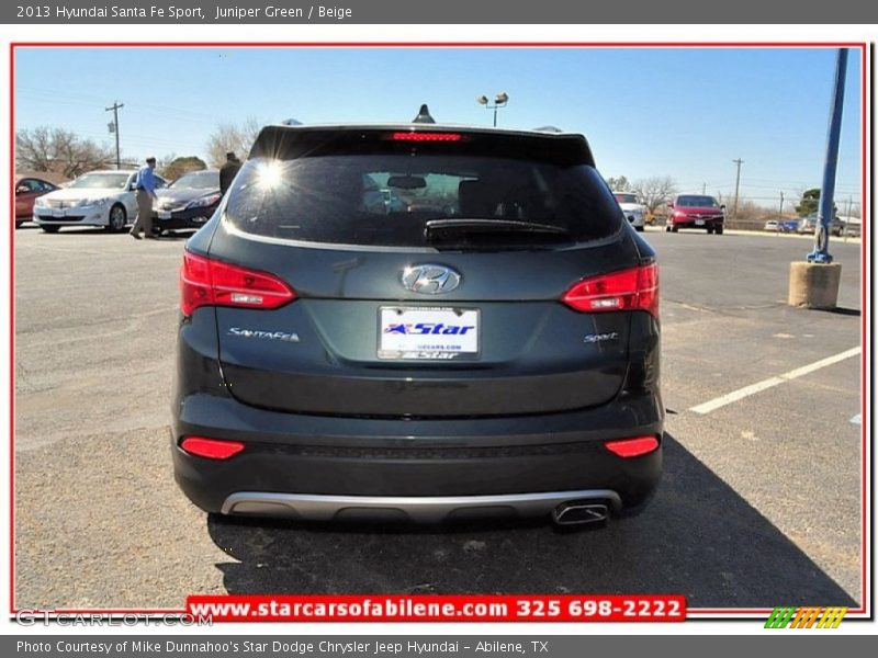 Juniper Green / Beige 2013 Hyundai Santa Fe Sport