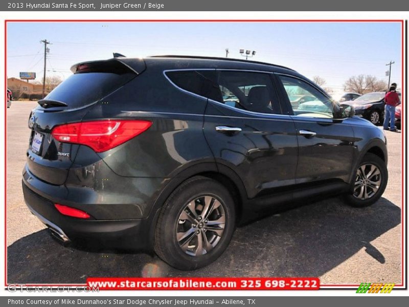 Juniper Green / Beige 2013 Hyundai Santa Fe Sport