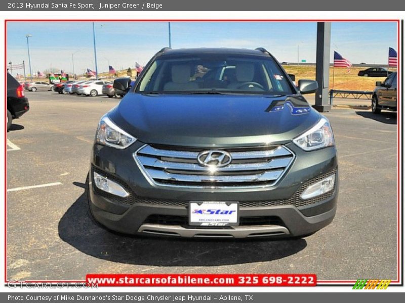 Juniper Green / Beige 2013 Hyundai Santa Fe Sport