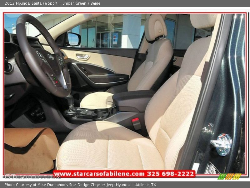 Juniper Green / Beige 2013 Hyundai Santa Fe Sport