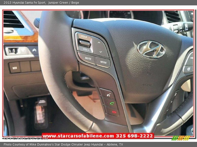 Juniper Green / Beige 2013 Hyundai Santa Fe Sport