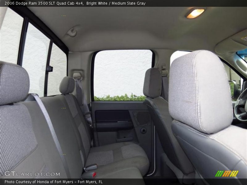 Bright White / Medium Slate Gray 2006 Dodge Ram 3500 SLT Quad Cab 4x4